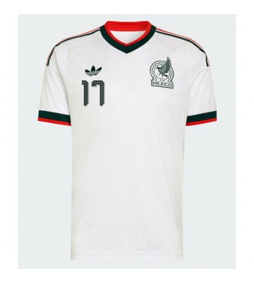 Mexico Orbelin Pineda #17 Udebanetrøje VM 2026 Kortærmet
